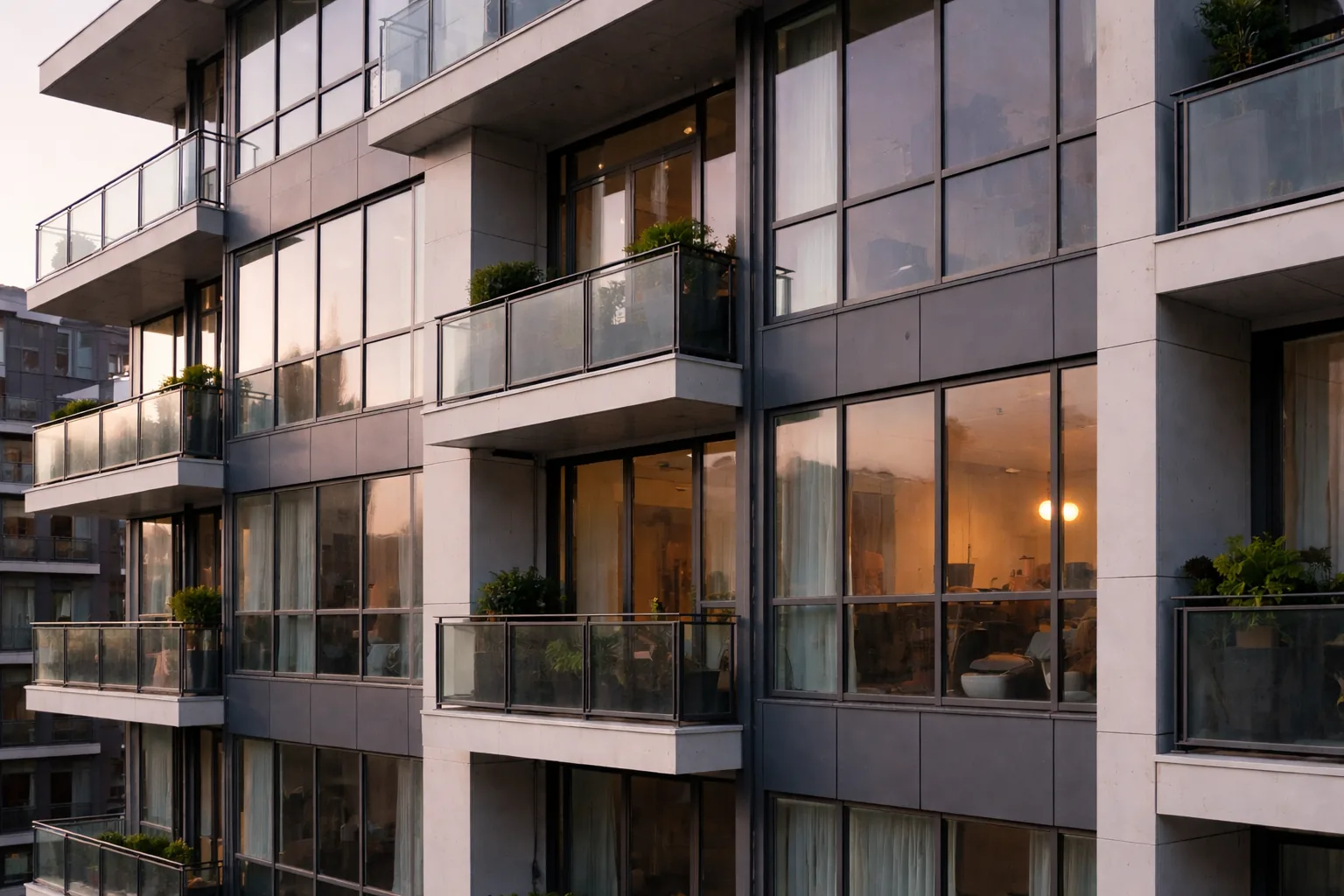Window cleaning before and after project Nachher