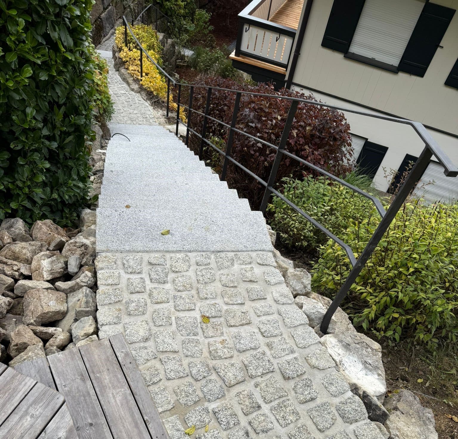 Renovation before and after stairs project Nachher